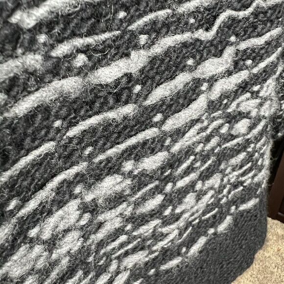 Thom Krom Sweater Womens Small Merino Wool Pullover Turtleneck Chunky Knit Gray - Picture 14 of 14